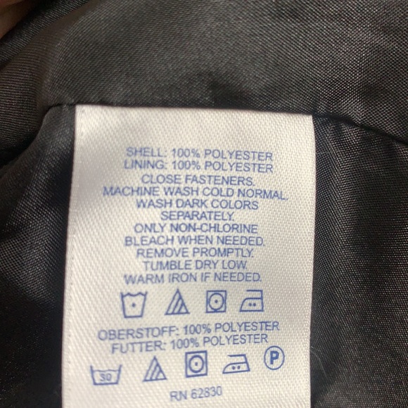 Lands End woman Black Windbreaker black Jacket - Picture 9 of 10